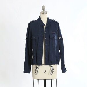 Rails Alma jacket Navy blue Star military jacket Sz. M $228
